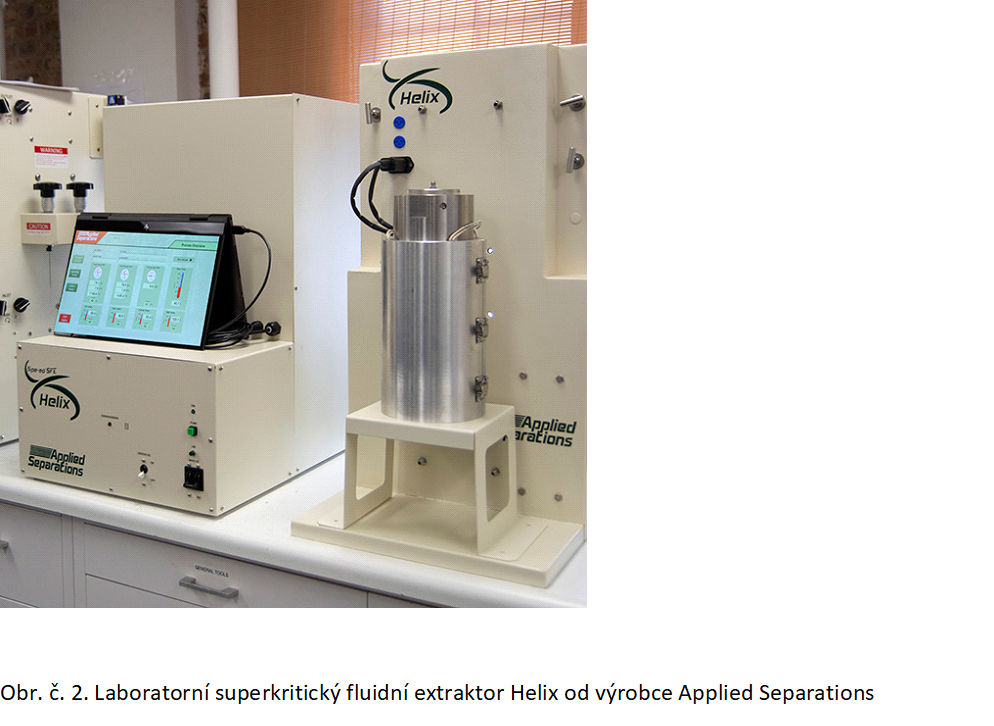 Laboratorní superkritický fluidní extraktor Helix od výrobce Applied Separations