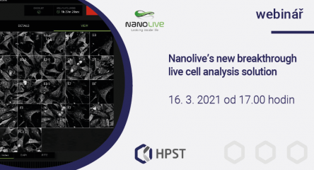 Webinář o Novinkách v oblasti “live cell imaging".