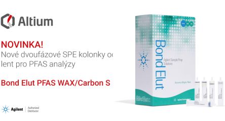 Nové dvoufázové SPE kolonky od Agilent pro PFAS analýzy